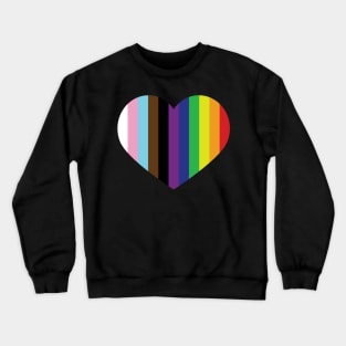 Rainbow heart Crewneck Sweatshirt